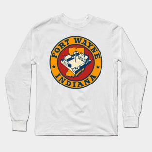 Fort Wayne Vintage Style Long Sleeve T-Shirt